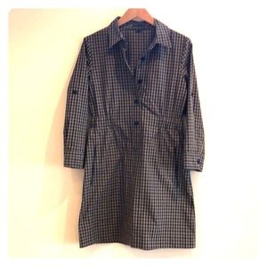 Theory shirt dress with pockets!